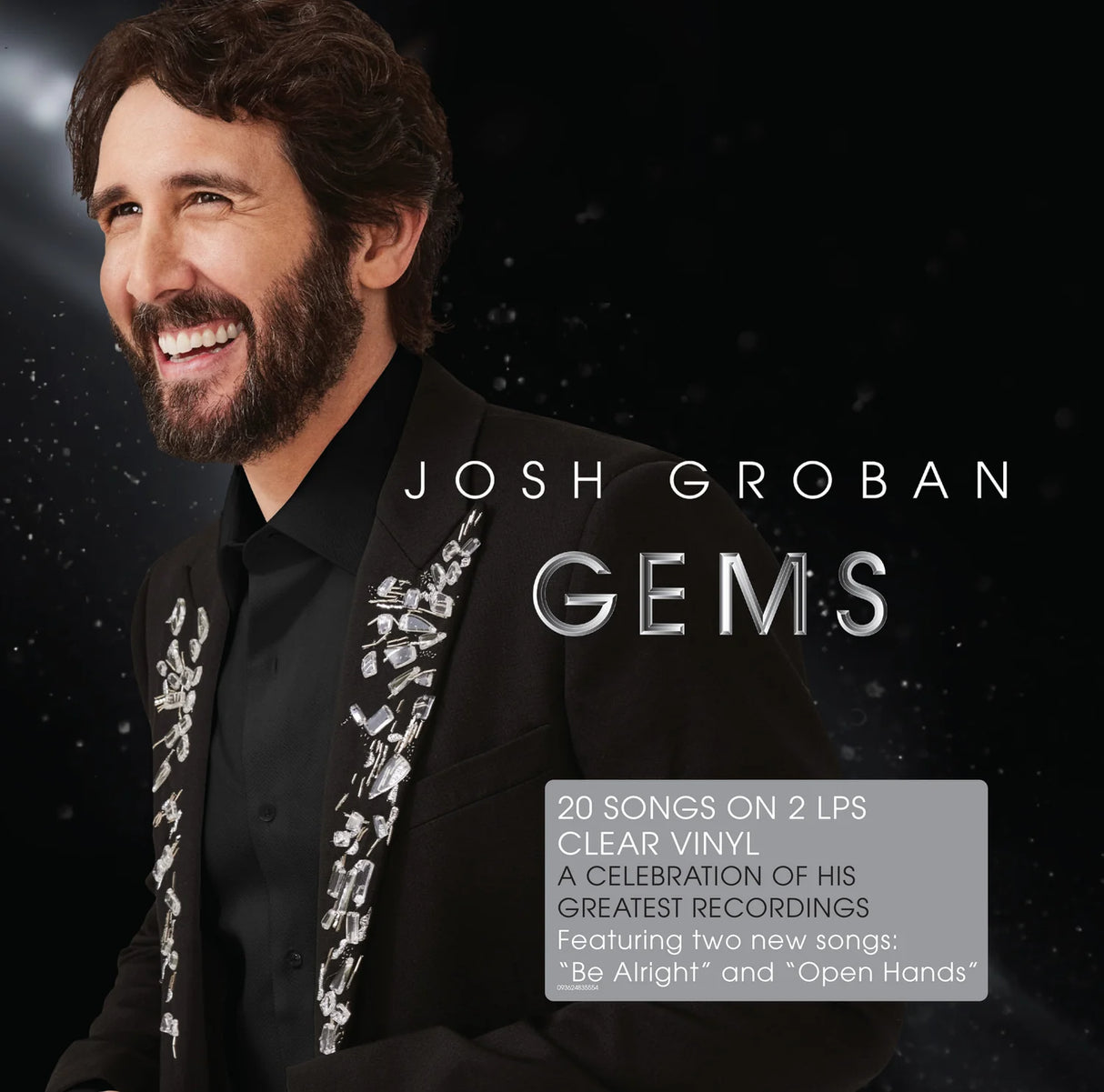 Josh Groban - Gems 2LP (Clear Vinyl)