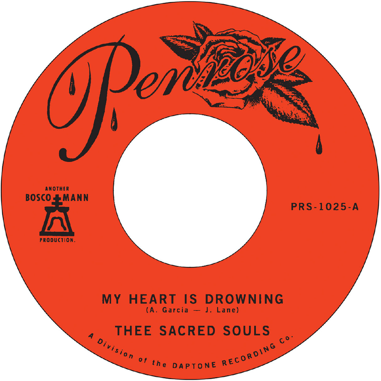 Thee Sacred Souls - My Heart Is Drowning / Stuck In The Mud 7-Inch