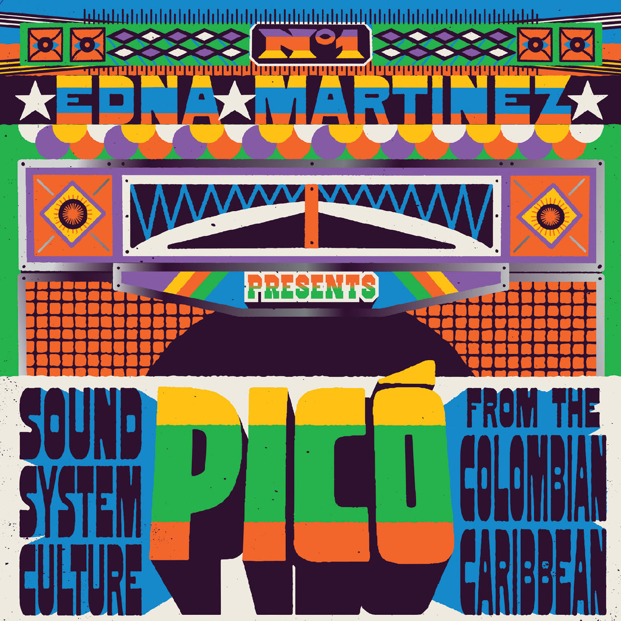 Edna Martinez Presents Picó: Sound System Culture From The Colombian Caribbean 2LP.