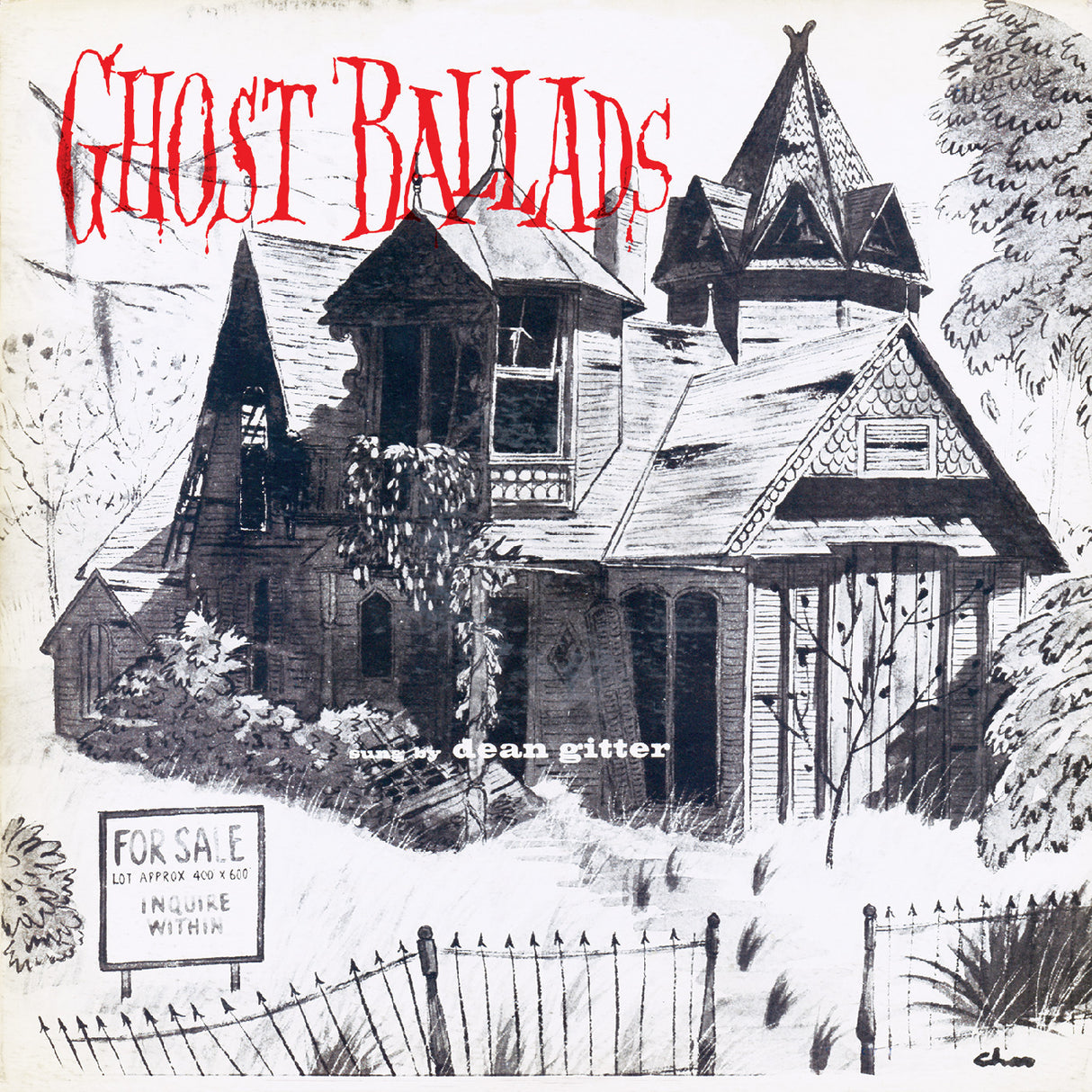 Dean Gitter - Ghost Ballads LP (Clear with Orange Pumpkin Swirl Vinyl)