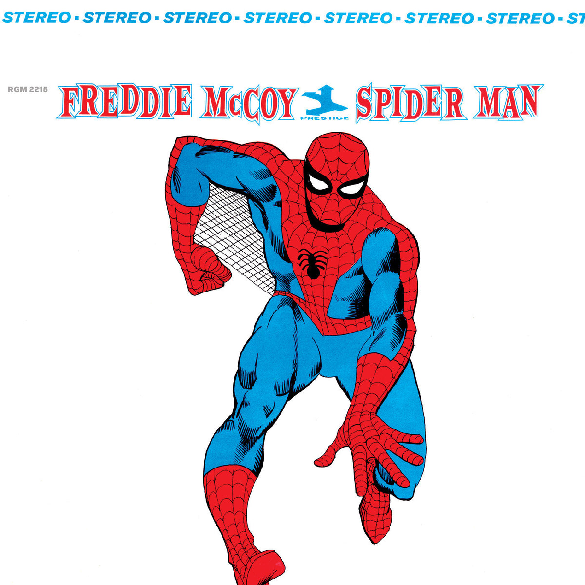 Freddie McCoy - Spider Man LP (Clear With Red/Blue Swirl Vinyl)