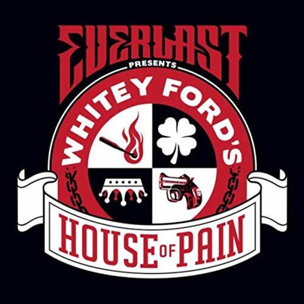 Logo for Whitey Ford's House of Pain featuring the brand 'Everlast'.