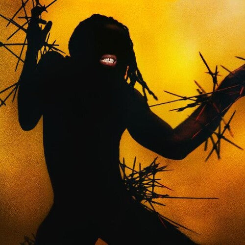 Album cover art featuring a silhouette of a person with a raised fist against a yellow background, suggestive of energy or protest.