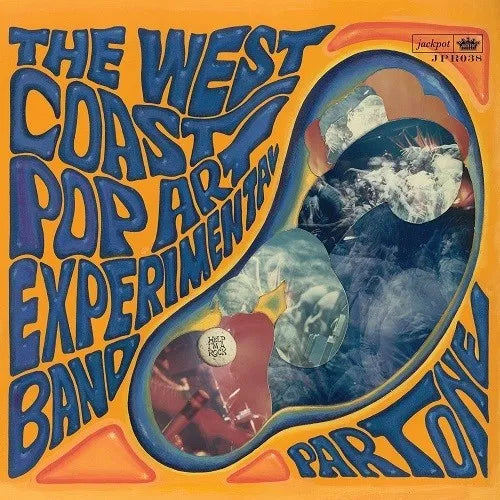 Album cover of 'The West Coast Pop Art Experimental Band Part One' with abstract design and text.