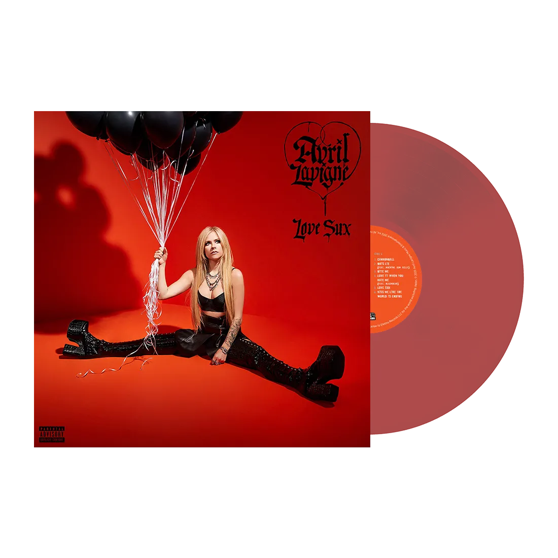 Avril Lavigne - Love Sux (Indie Exclusive Limited Edition Translucent Red Vinyl)