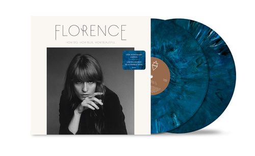 Florence And The Machine - How Big, How Blue, How Beautiful (10th Anniversary Edition)  2LP (Blue Marble Vinyl)