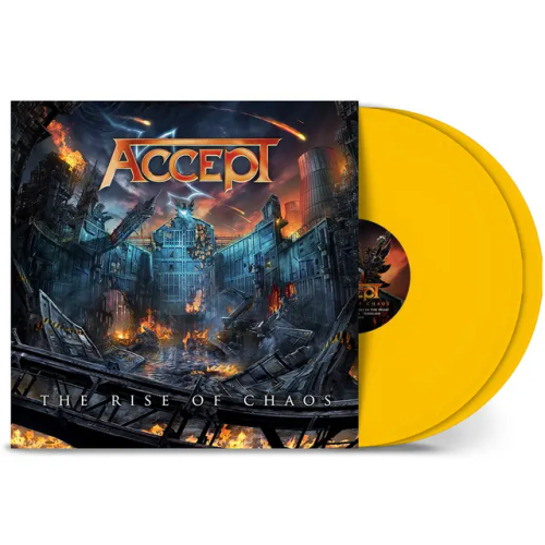 Accept - Rise Of Chaos 2LP (Indie Exclusive Yellow Colored Vinyl)
