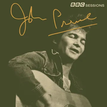 Album cover with a signature and 'BBC Sessions' text on a dark background
