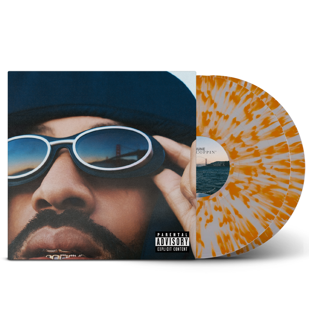 Larry June - Who Coppin LP (Indie Exclusive Clear & Orange Splatter)