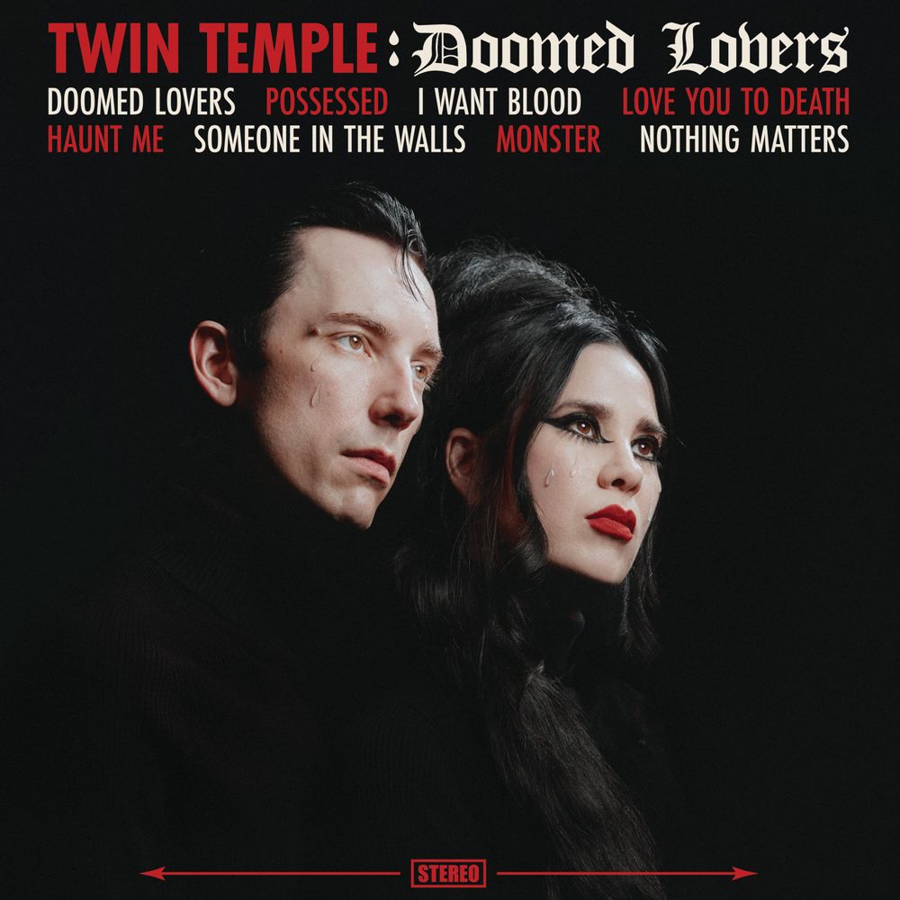 Twin Temple - Doomed Lovers LP (Indie Exclusive Crying Translucent Blue Vinyl)