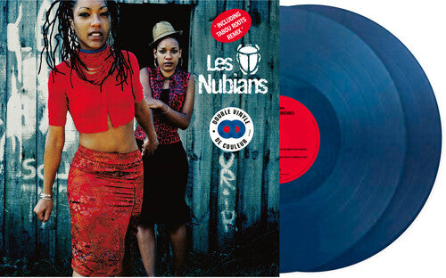 Vinyl records with a cover featuring two women and the title 'Les Nubians'.