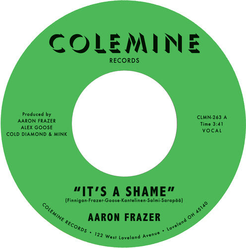 Aaron Frazer - It's A Shame B/W The Fool 7-Inch (Green Vinyl)
