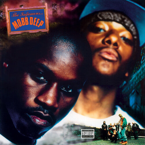Album cover featuring two individuals with a smaller inset of a group and text at the top.