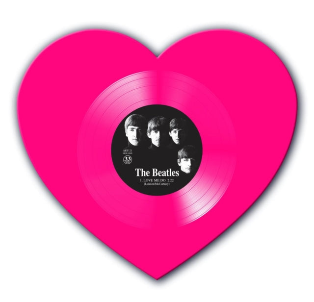 Heart shaped pickture disc from the Beatles