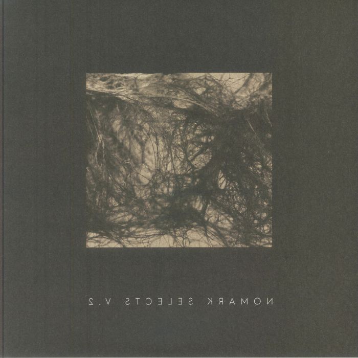 Album cover with abstract tree silhouette and 'Nomark Selects V.S' text on a dark background