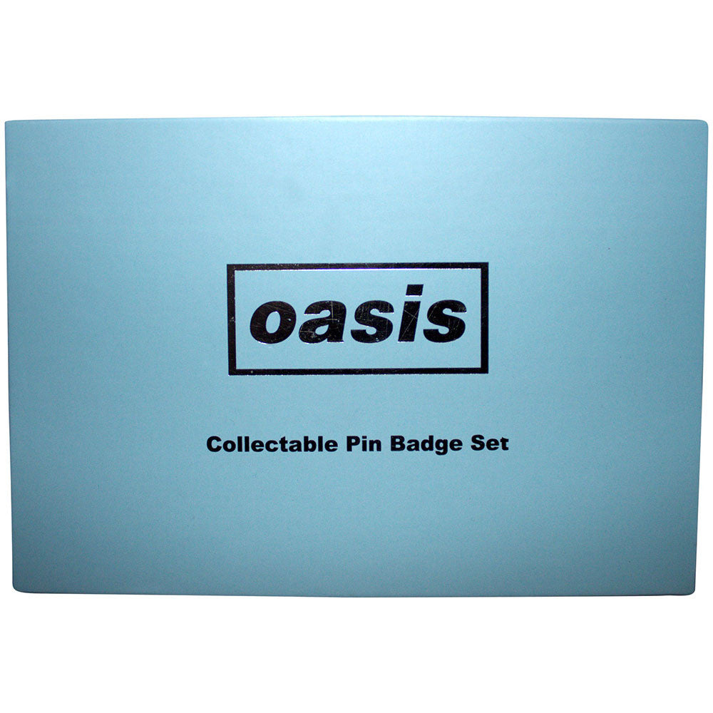 Oasis Pin Badge Set: Logos