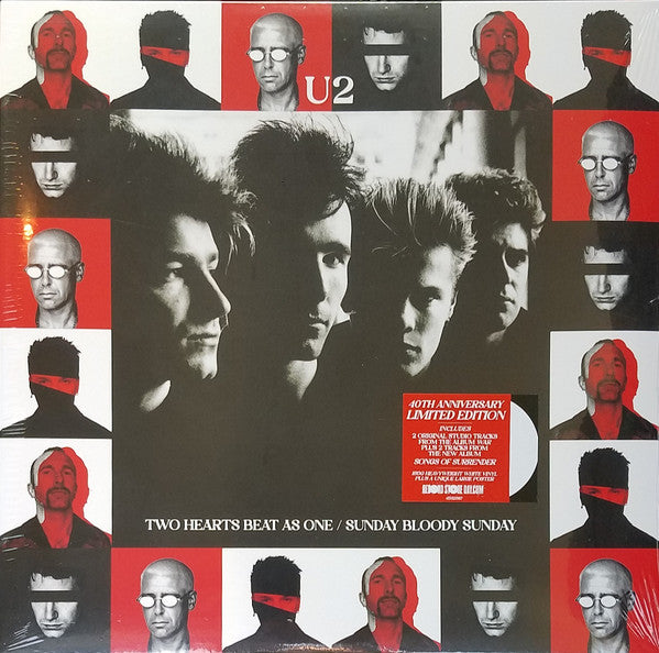 U2 - Two Hearts Beat As One/Sunday Bloody Sunday (4-track white vinyl)