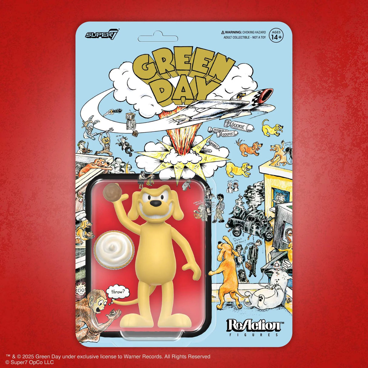 Green Day ReAction Figures Dookie Dog