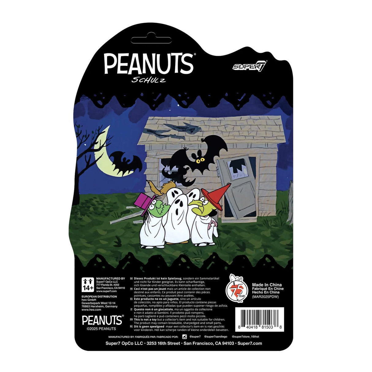 Peanuts ReAction Figures Charlie Brown (Ghost Sheet)