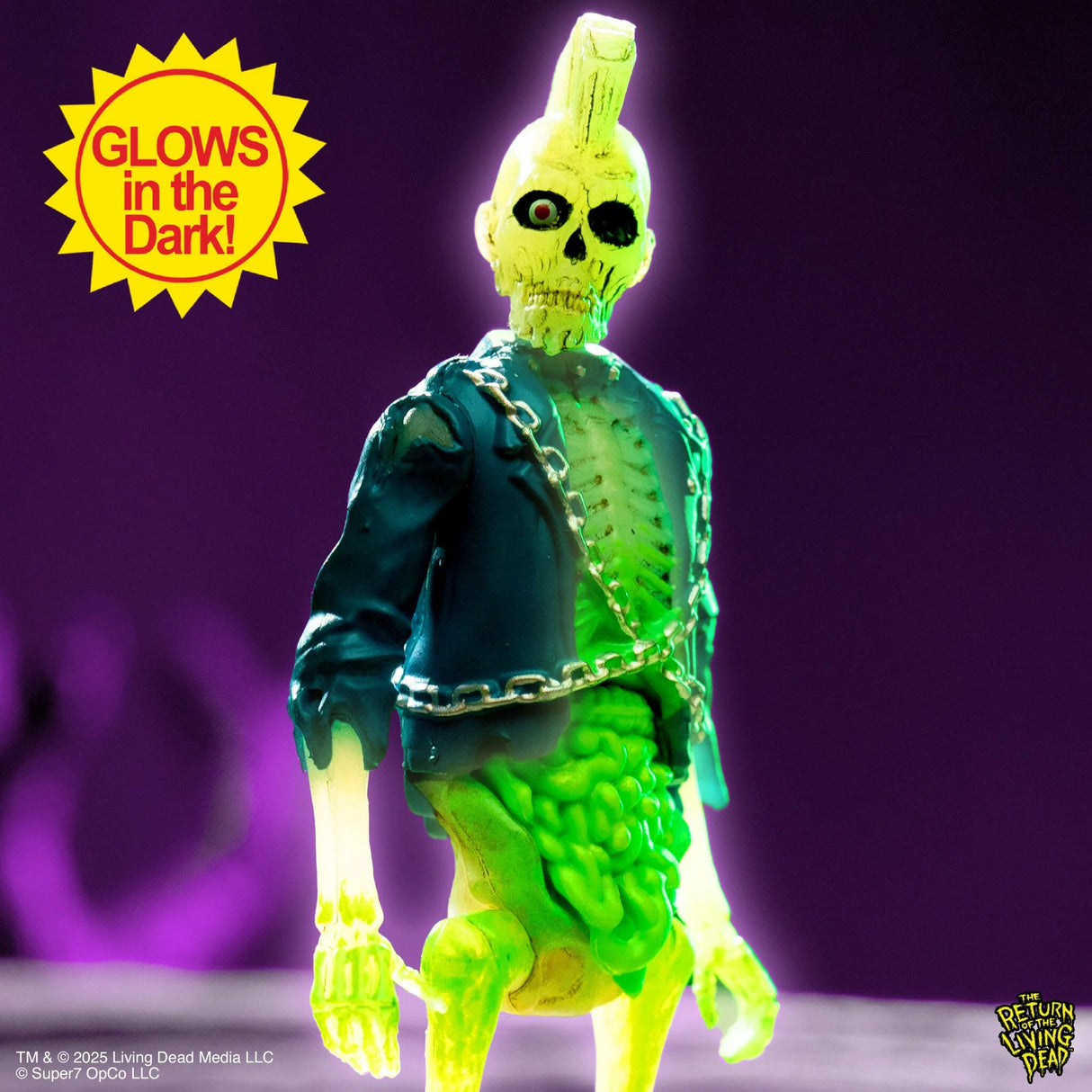 Return of the Living Dead ReAction Figures Wave 5 Zombie Suicide (Monster Glow)