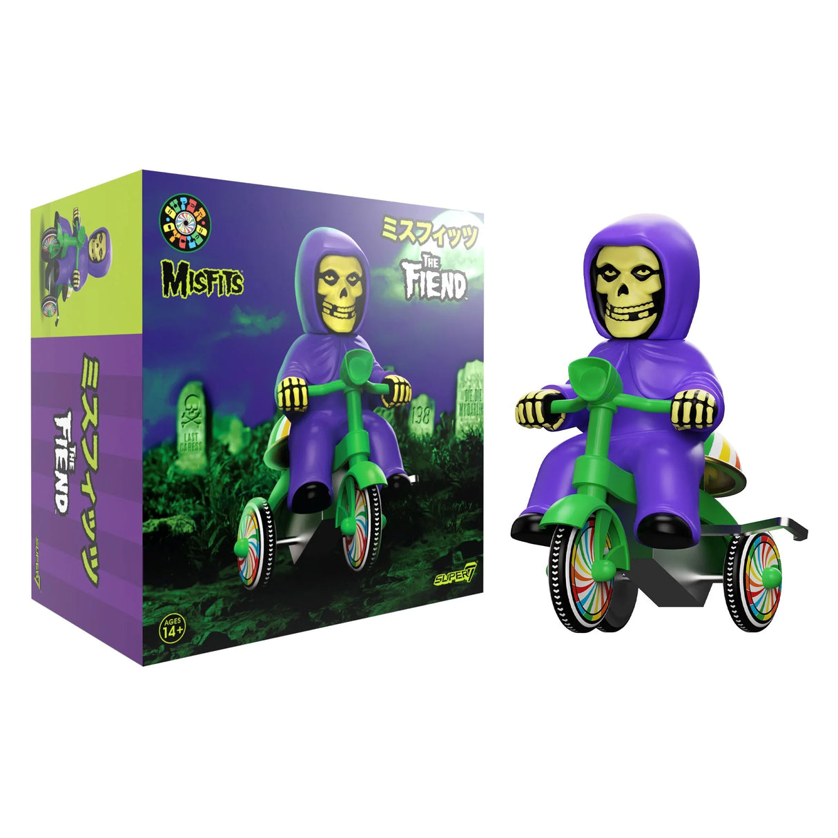 Misfits Super Cycles Fiend (Purple W/ Green Trike)