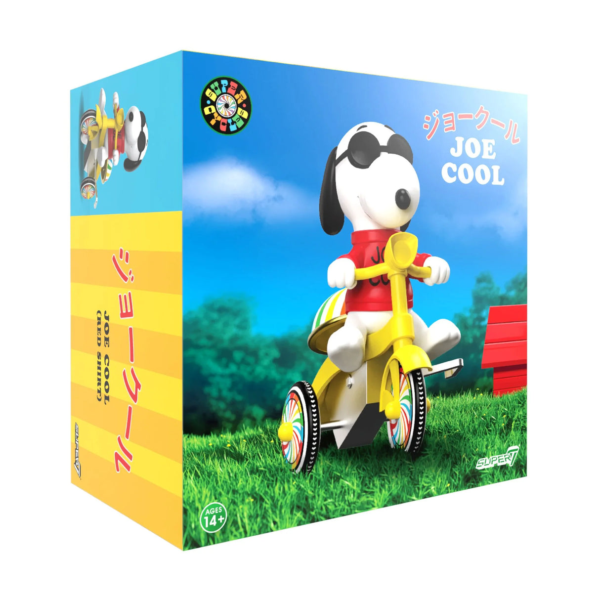 Peanuts Super Cycles Joe Cool (Red w/ Yellow Trike)
