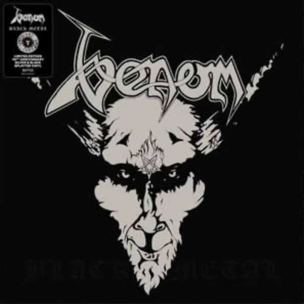 Vinyl record cover with a goat head design and 'Vendetta' text on a black background.