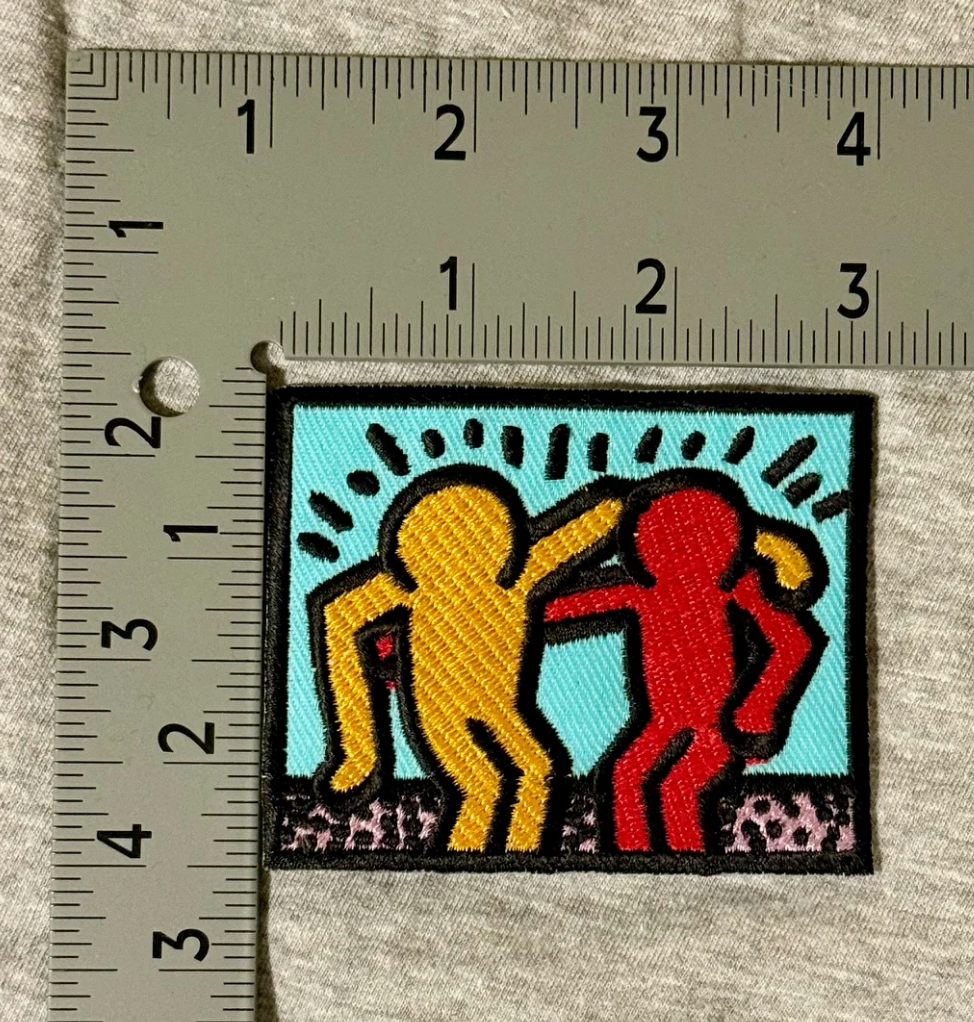 Keith Haring Friends Patch