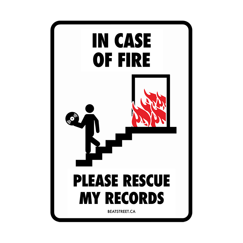 In Case of Fire Sticker