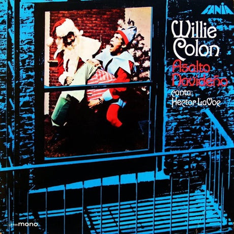 Album cover with a window scene and text 'Willie Colan' and 'Asalto Navideno'.