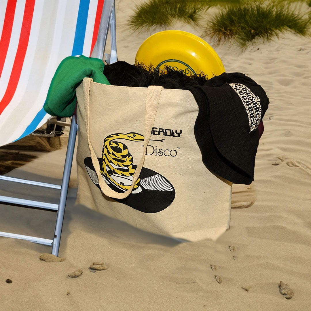Deadly Disco Beach Tote Bag
