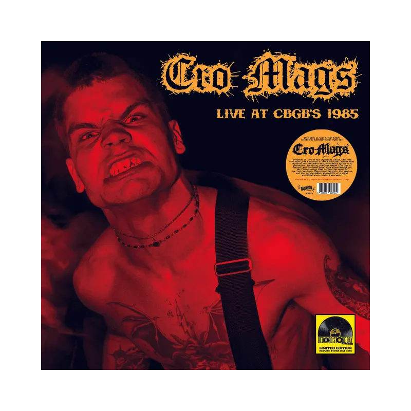 Cro-Mags - Live At Cbgb s 1985 (splatter vinyl) LP