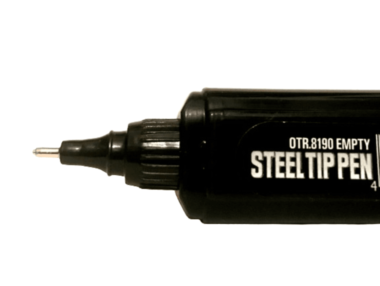 OTR.8190 Steel Tip C-Pen 12ML - White