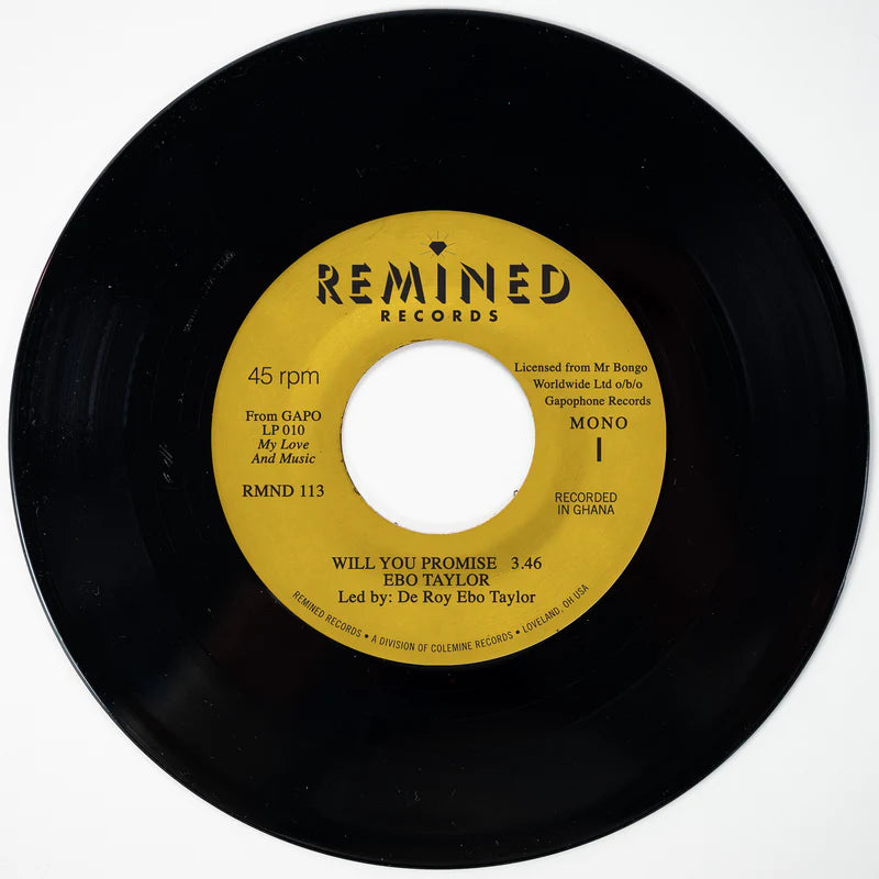 Ebo Taylor - Will You Promise / Maye Omama 7-Inch (Salmon Pink Vinyl)