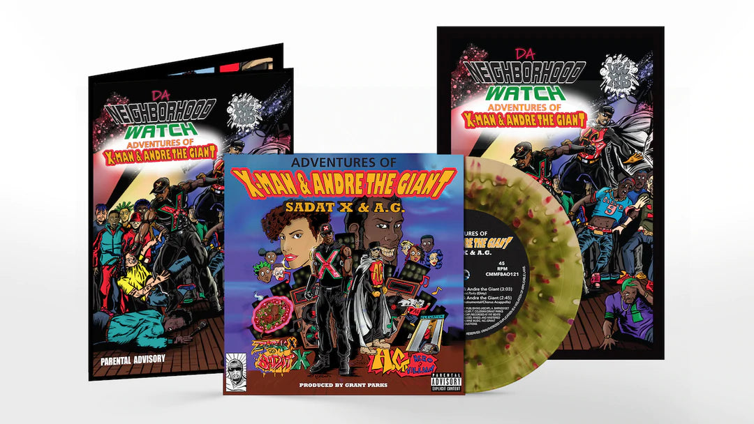 Sadat X & A.G. - Adventures of X-Man & Andre the Giant 7-Inch (with Comic/Poster)