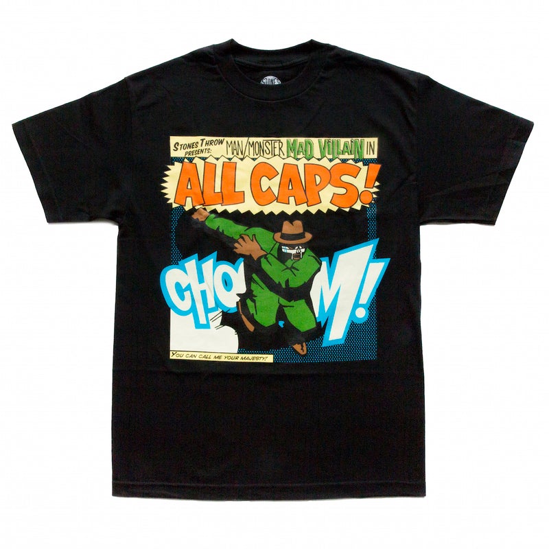 Madvillain - All Caps T-shirt Black