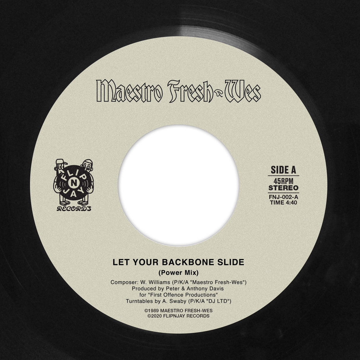Maestro Fresh Wes - Let Your Backbone Slide / I’m Showin’ You 7-Inch