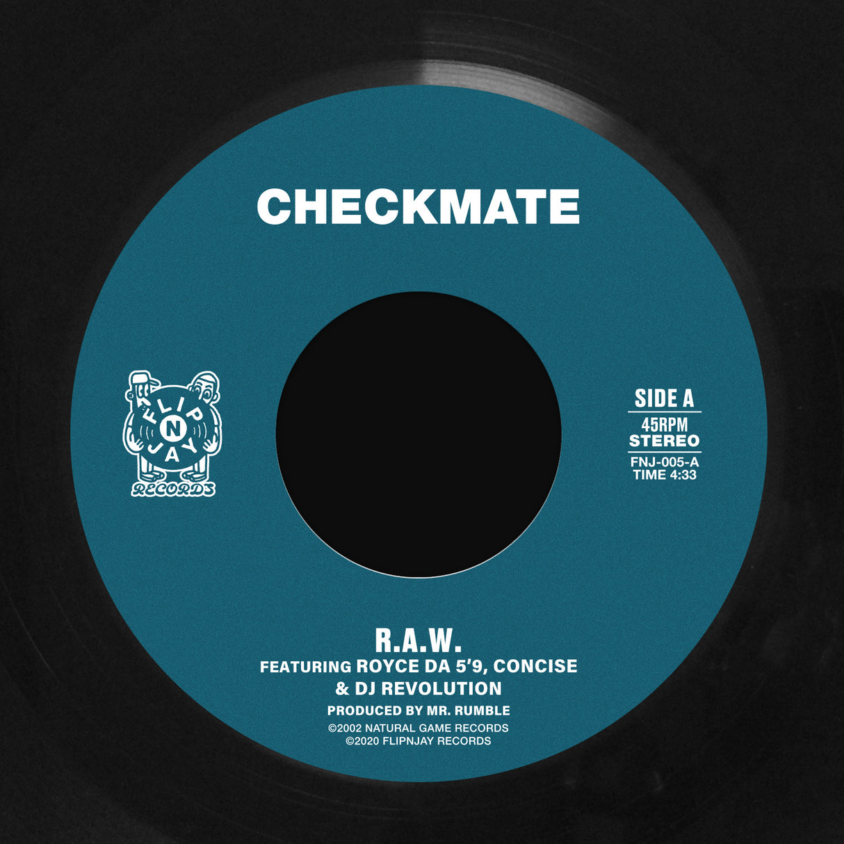 Checkmate feat Royce Da 5'9, Concise & DJ Revolution - R.A.W. / Big Time 7-Inch