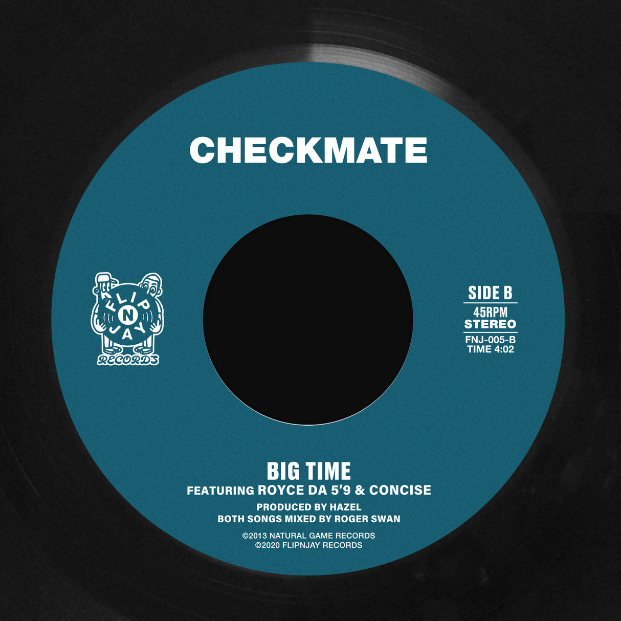 Checkmate feat Royce Da 5'9, Concise & DJ Revolution - R.A.W. / Big Time 7-Inch