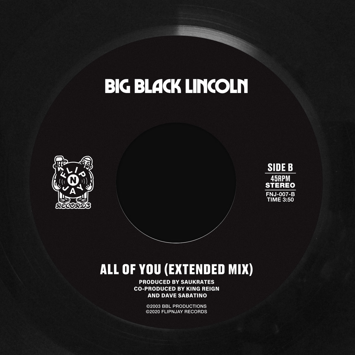 Big Black Lincoln - Pimpin' Life / All Of You 7-Inch