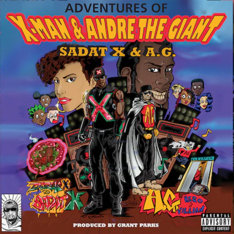 Sadat X & A.G. - Adventures of X-Man & Andre the Giant 7-Inch (with Comic/Poster)
