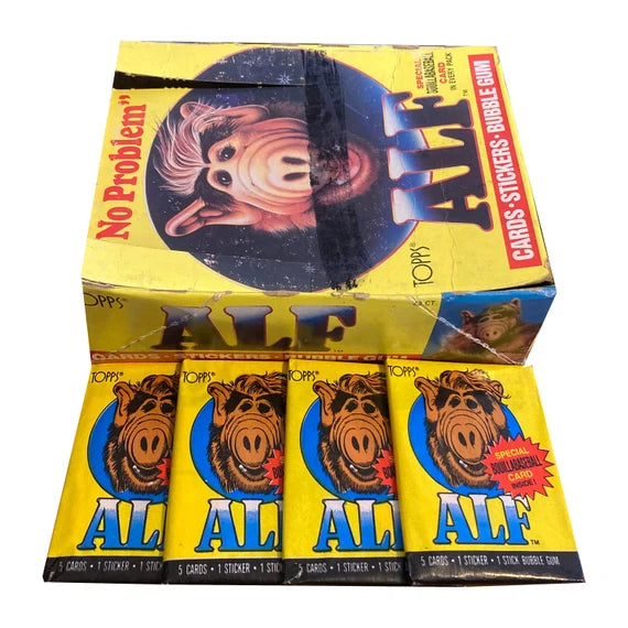 Alf Trading Cards Pack - Series one (Sealed Pack of 5 Cards, 1 Sticker)