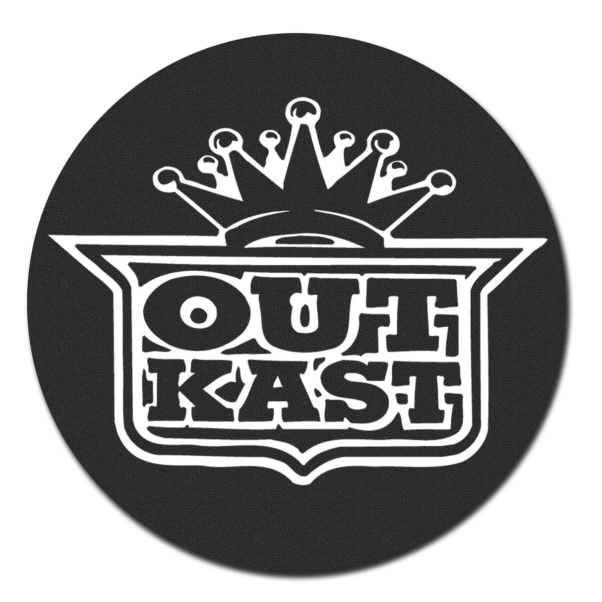 Outkast Black Turntable Slipmat