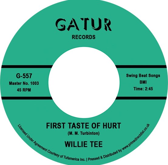 Willie Tee - First Taste Of Hurt 7-Inch