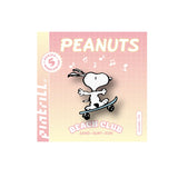 Snoopy Skateboard Beach Pin