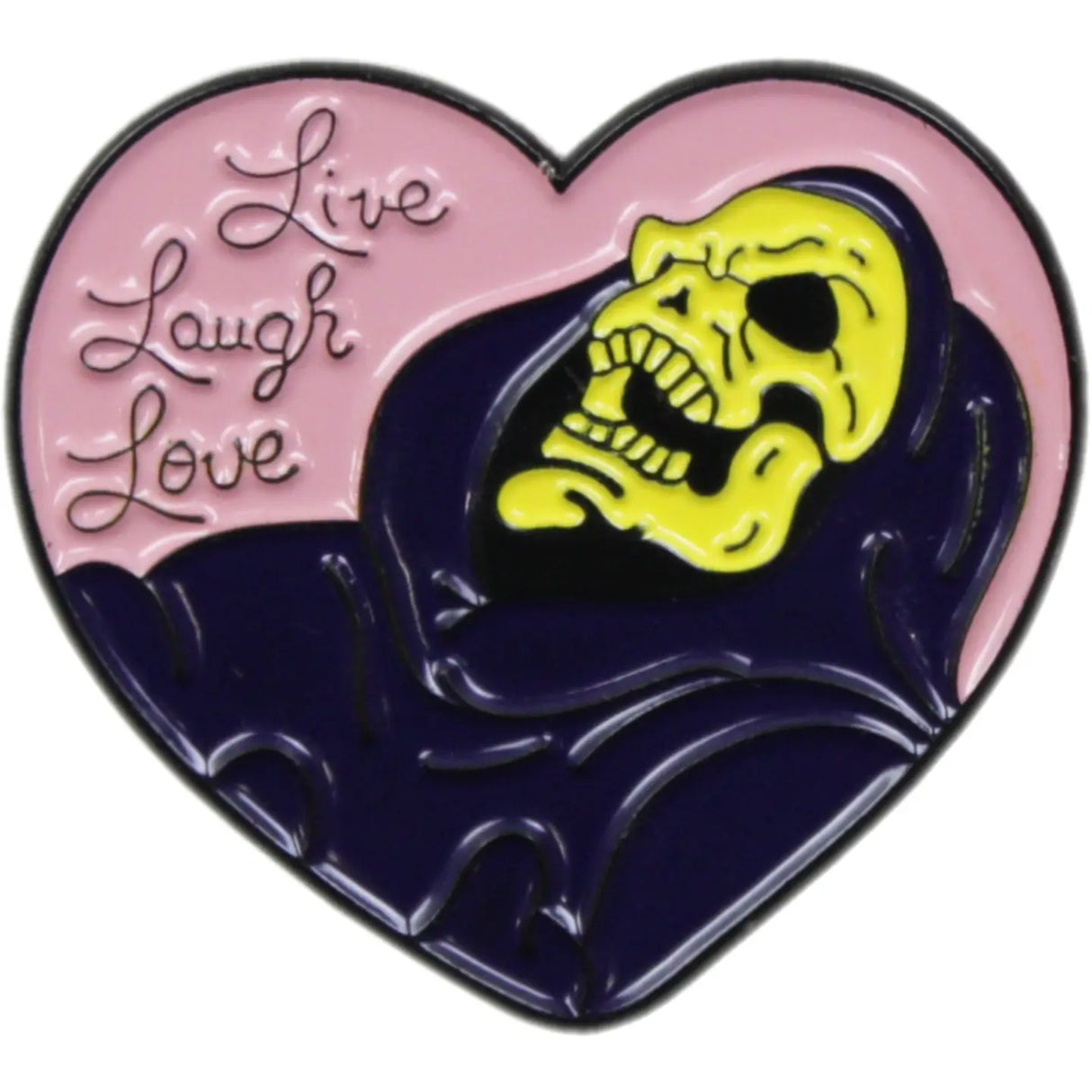 Skeletor - Live Laugh Love Enamel Pin