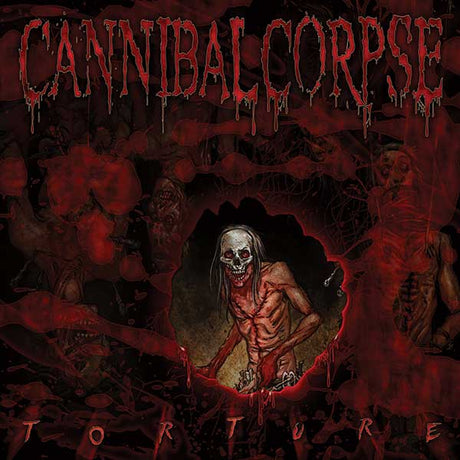 Album cover for 'Cannibal Corpse' featuring a skeleton and text.