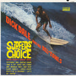 Album cover featuring a surfer on a wave with text about Dick Dale and his Del-Tones.
