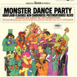 Album cover for 'Monster Dance Party' featuring cartoon monsters in a band formation.