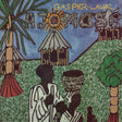Artistic depiction of two figures with a hut and palm tree in the background, featuring the text 'Gasper Lawal Ajom's'.